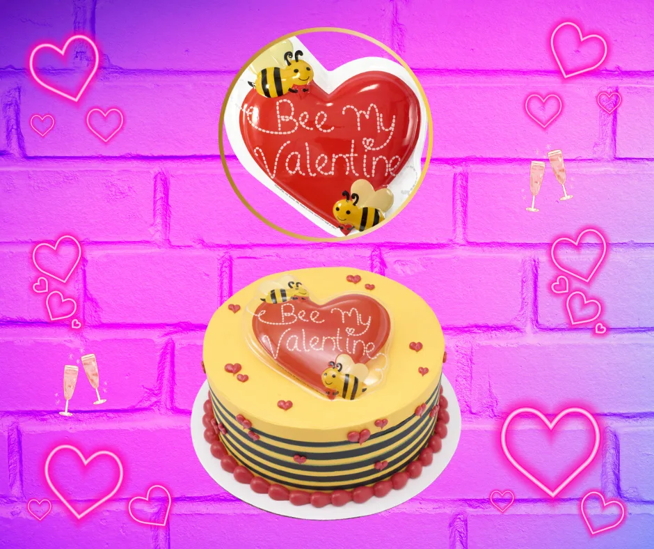 Bee Mine Cake Topper 🐝❤️